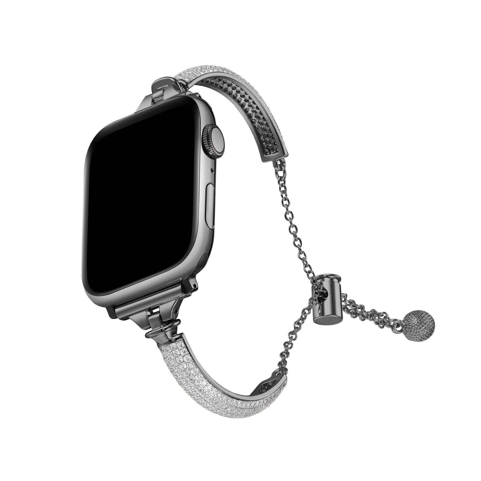 LAUT Apple Watch Series 1 7 SE 42 44 45mm Top grade Stainless steel Woven mesh Lightweight breathable design Easy to adjust Steel Loop Gold Walmart