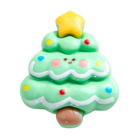 3D Magnetic Christmas Tree Refrigerator Sticker – Cute Resin Santa Claus Magnet for Fridge, Whiteboard, Office – DIY Holiday Decoration