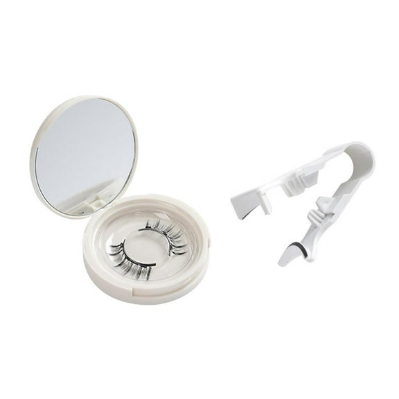 3D Magnetic False Eyelashes With Clip For Make up Natural 1 Sell USSY Pair E9K1