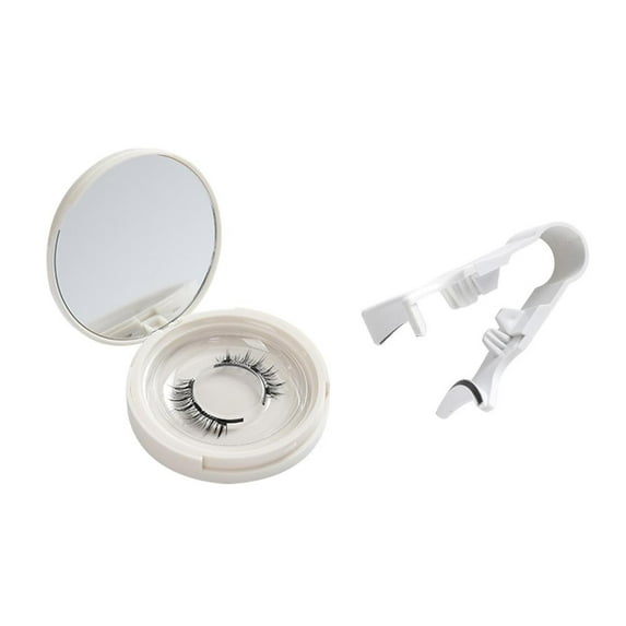 3D Magnetic False Eyelashes With Clip For Make up Natural Lash 1 Pair D5S9