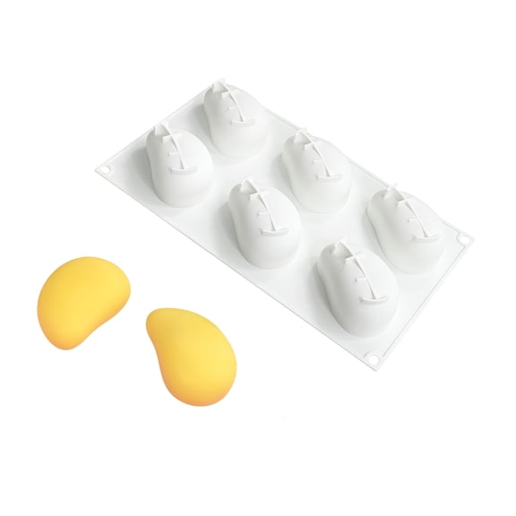 3D Mangos Shape Silicone Baking Molds Perfect For Party Dessert Cakes Mousses Pastries Ice Cream Making Freezers Tray