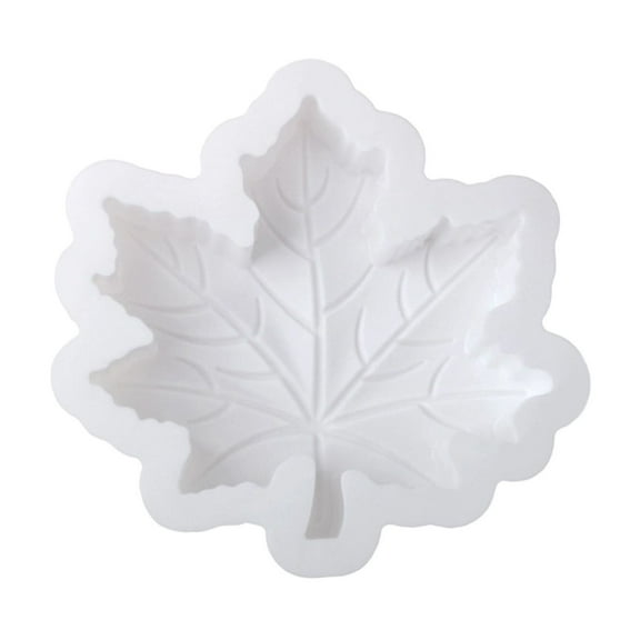 3D Maple Leaf Silicone Cake Mold for Baking, 6.93x6.93 Inch Autumn Theme Cake Pan, Non-Stick Dessert Mold for Oven, Microwave Safe, Easy Demolding Baking Tool
