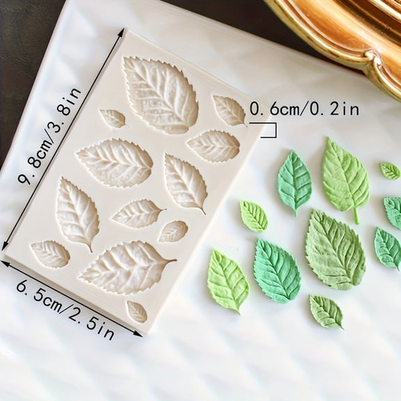 3D Maple Leaf Silicone Mold for Chocolate, Candy, and Fondant - Food-Grade Baking Tool