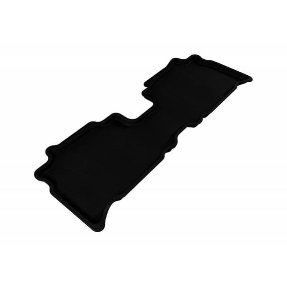 3D Maxpider 2004-2009 Fits Lexus RX V6 Fit 1st Row With Sliding Center Console Only 2nd Row Black Kagu Carbon Fiber Embossed Pattern Floor Mat L1LX03921509