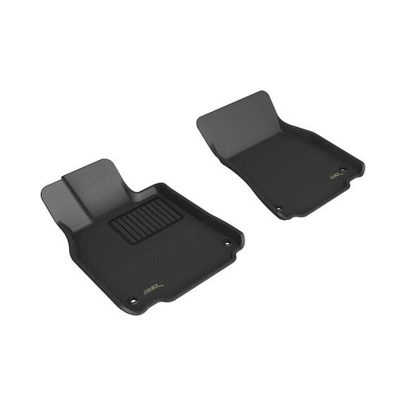 3D Maxpider 2013-2017 Fits Lexus LS460 Custom Fit Kagu Black 1st Row Floor Mat L1LX04811509