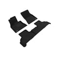 thumbnail image 1 of 3D Maxpider 2014-2018 Fits BMW X5 F15 2015-2019 X6 F16 Elegant Woven Nylon Black 1st 2nd Row Floor Mat L1BM05504709, 1 of 3