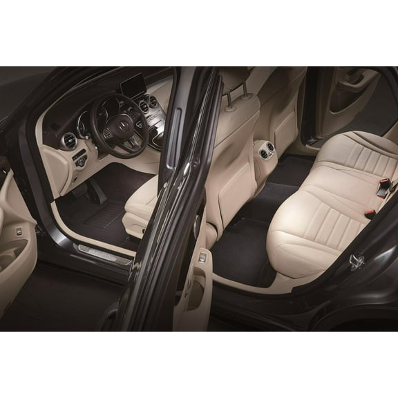 3D Maxpider 2014-2019 Fits Land Rover Range Rover Evoque Elegant Woven Nylon Black 1st Row 2nd Row Floor Mat L1LR01804709