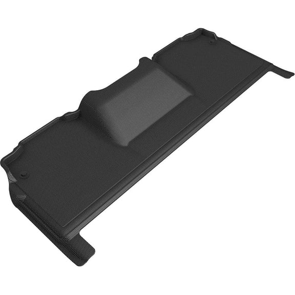 3D Maxpider 2019-2024 Fits Dodge Ram 2500 Mega Cab Kagu Black 2nd Row Carbon Fiber Embossed Pattern Floor Mat L1Dg03221509