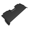thumbnail image 1 of 3D Maxpider 2021-2025 Fits Ford F-150 Supercrew 2023-2024 F-250 F-350 F-450 Crew Cab Bucket Seats Kagu Black 2nd Row Floor Mat L1FR17321509, 1 of 5