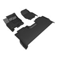 thumbnail image 1 of 3D Maxpider 2021-2025 Fits Ford F-150 Supercrew Bucket Seats Kagu Black 1st 2nd Row Floor Mat L1FR17301509, 1 of 5
