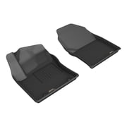 3D Maxpider 2025-2026 Fits Toyota Corolla Cross Hybrid Kagu Black 1st Rows Floor Mat L1TY34111509