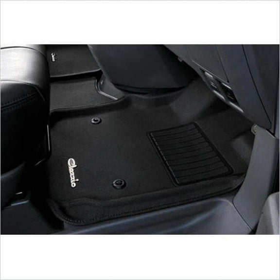 3D Maxpider  HONDA Insight 2010-2011 Black KAGU - TPR - Molded Floor Mats