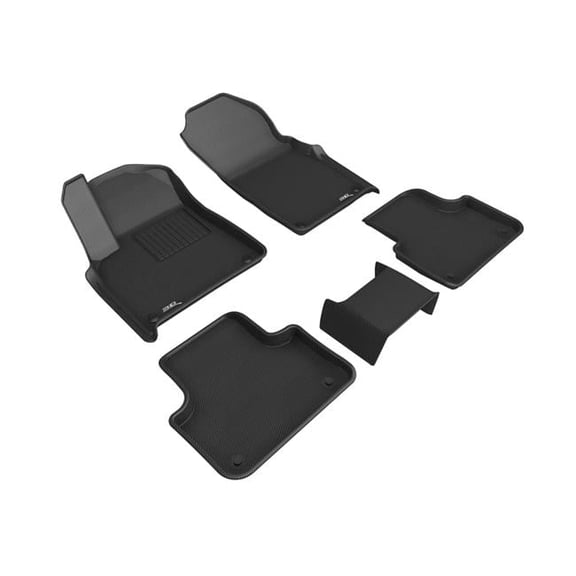 3D Maxpider Kagu Floor Mats for 2019-2022 Lamborghini Urus R1 & R2 - Black