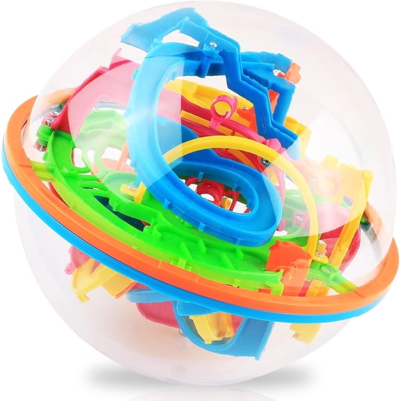 Gamie 3D Maze Ball Puzzle with 138 Challenges ā Brain Teaser Game for Kids & Adults