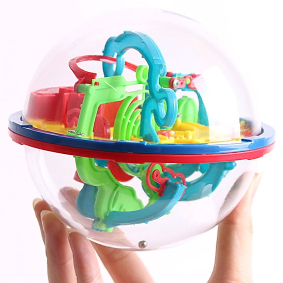 3D Maze Puzzle Game 1 Challenging Interactive Educational Multicolor 12 cmx12 cm