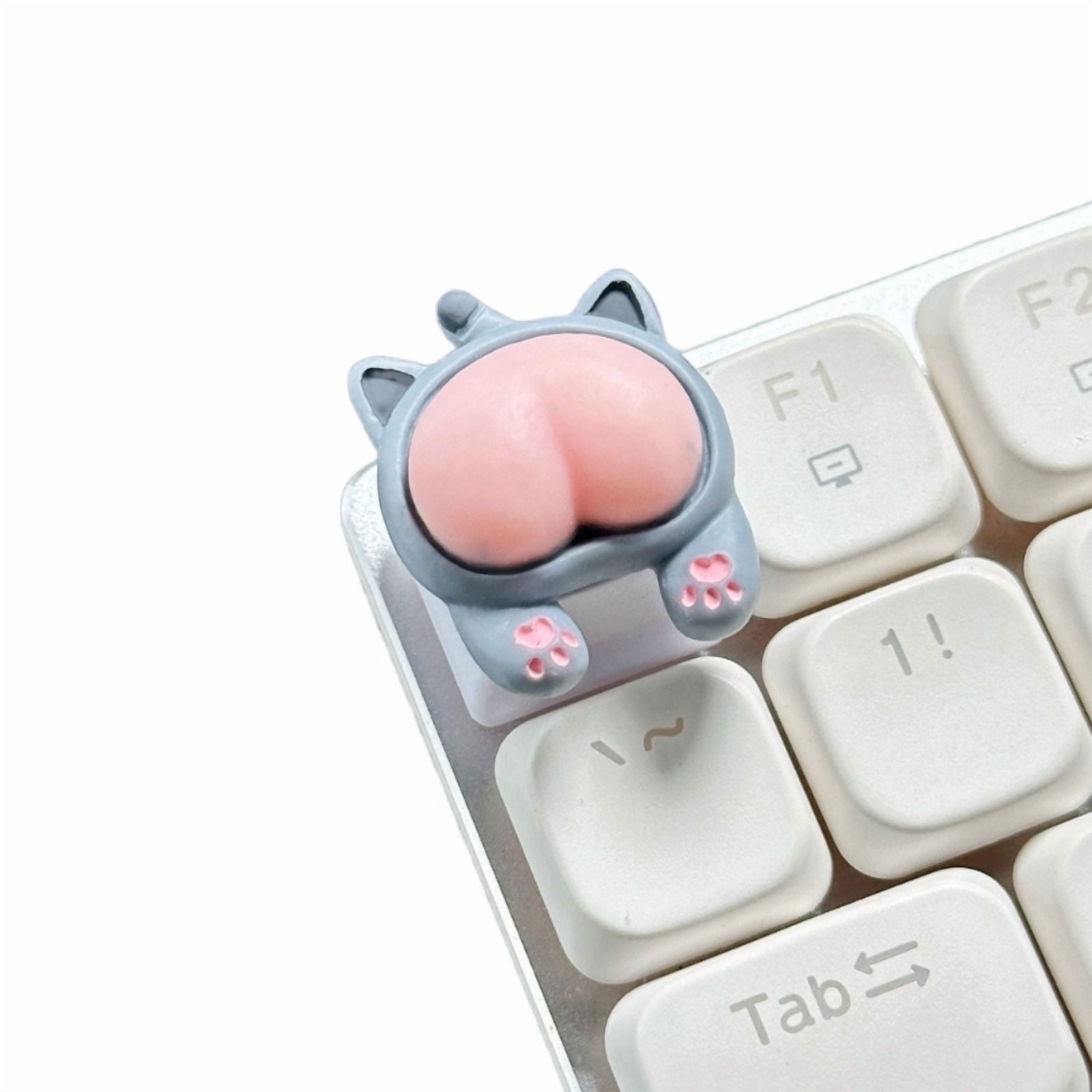 Mechanical Rabbit Keyboard 3D Mechanical Keyboards Creative Pink Piggy Rabbit Cats Bear Butt Gamer ...