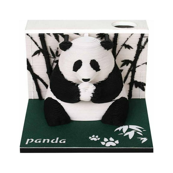 D 3D Memo Pads Paper Carving Art 3D Sticky Note Convenience Post Note Calenda θв P8Q5