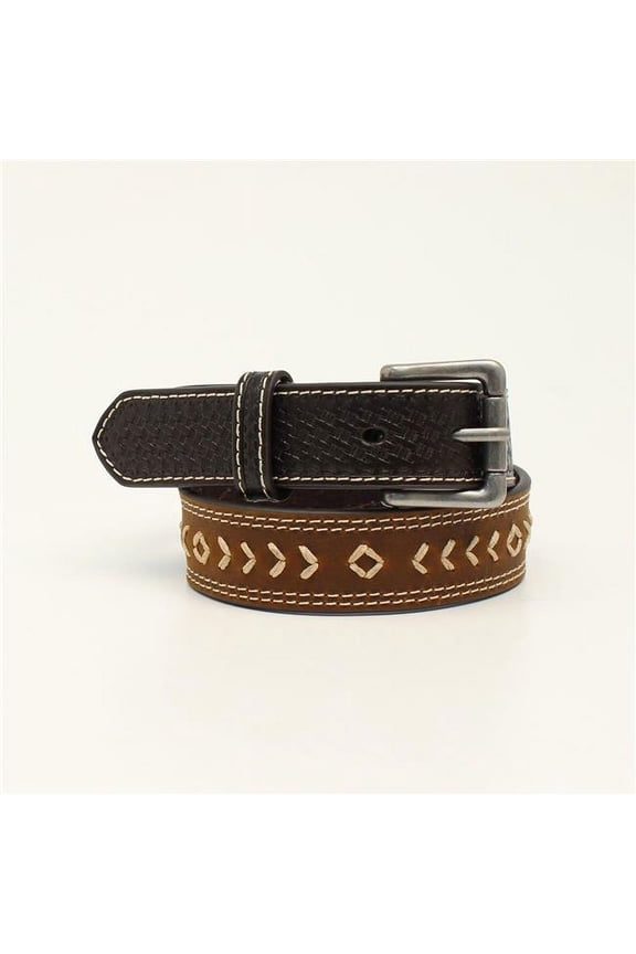 3D Men's Arrow Stitch Western Belt - D120000144 24