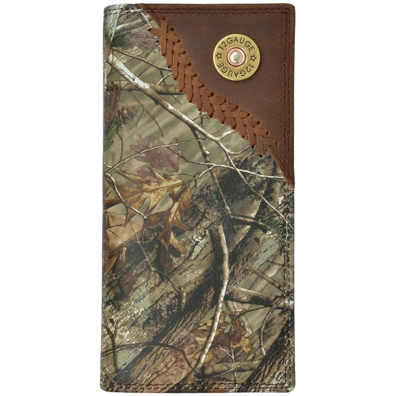 3D Mens Western Leather Rodeo Shotgun Conchos Camo Wallet DBW552 ...