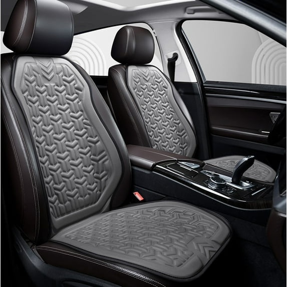 3D Mesh Ventilated Car Seat Cushion - Airflow Cooling Pad Summer Heat Relief Orthopedic Support Universal Fit Commuter Driving Essential(Gray)