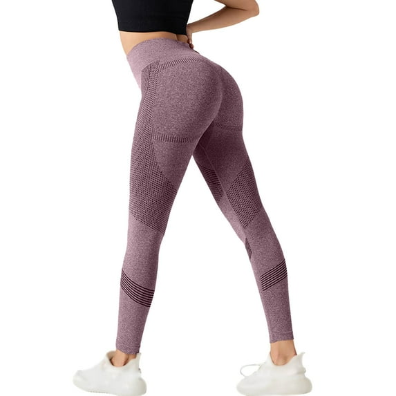 3D Metabolic Booster Leggings-3D Anti-Cellulite Compression Leggings for Women, High Waist Scrunch Butt Yoga Pants Watermelon Red M