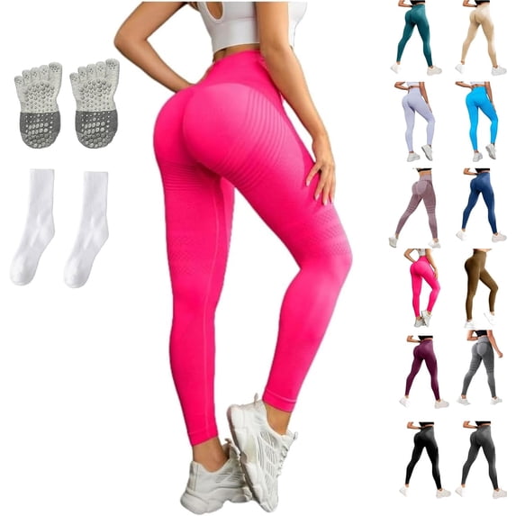 3D Metabolic Booster Leggings-3D Anti-Cellulite Compression Leggings for Women, High Waist Scrunch Butt Yoga Pants
