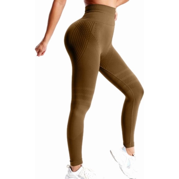 3D Metabolic Booster Leggings, S-XXL Leggings for Cellulite & Body Sculpting High Waist Tummy Control, Seamless Push Up Design with Compression