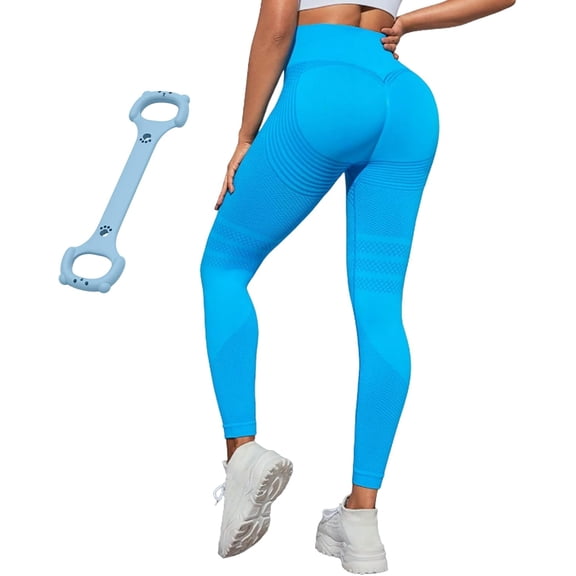 3D Metabolic Booster Leggings, Women's High Compression Butt Lifting Shaping Pants for Sports & Yoga