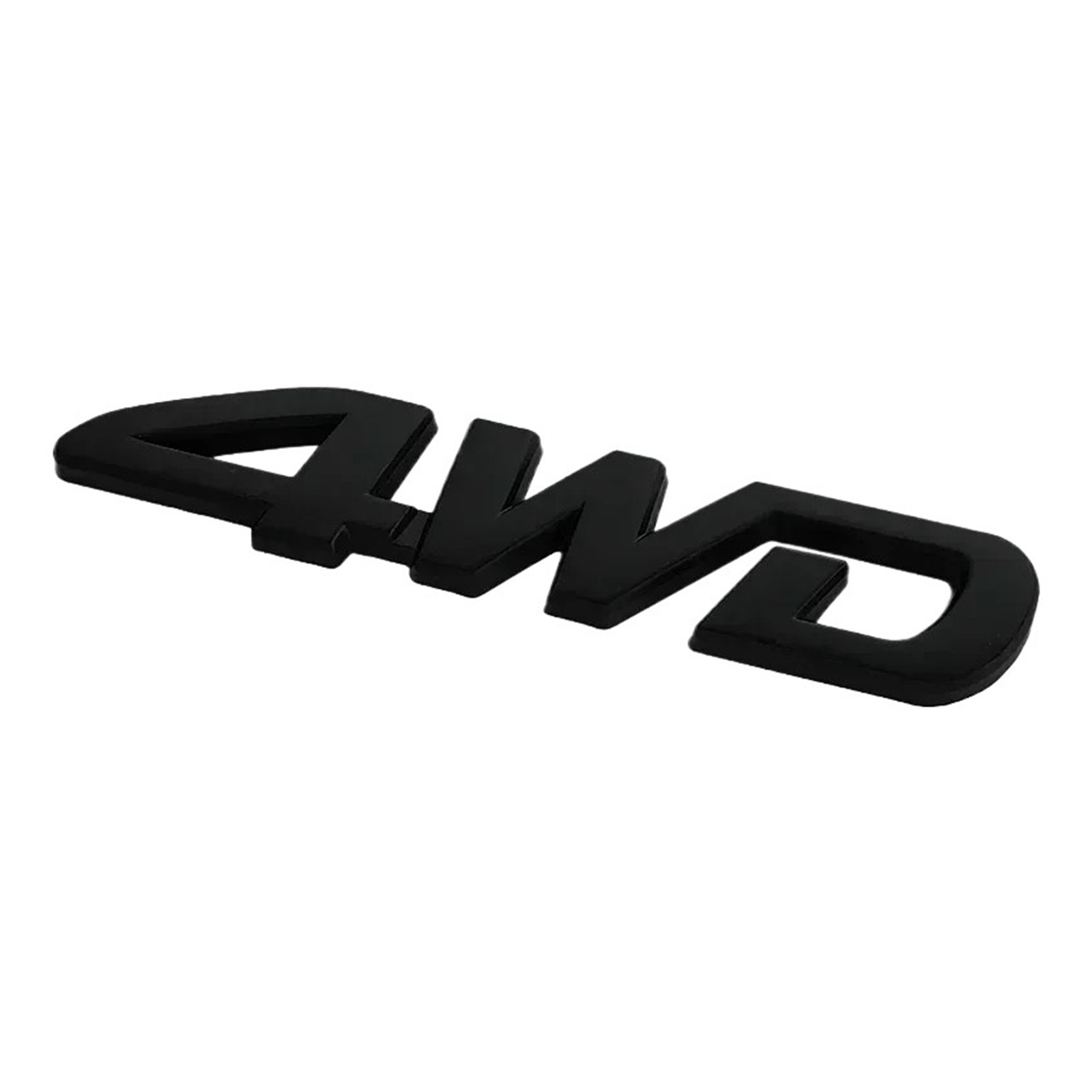 Metal Red 4WD Badge Emblem Decal – 4X4 4WD Tailgate Sticker – UK Theme