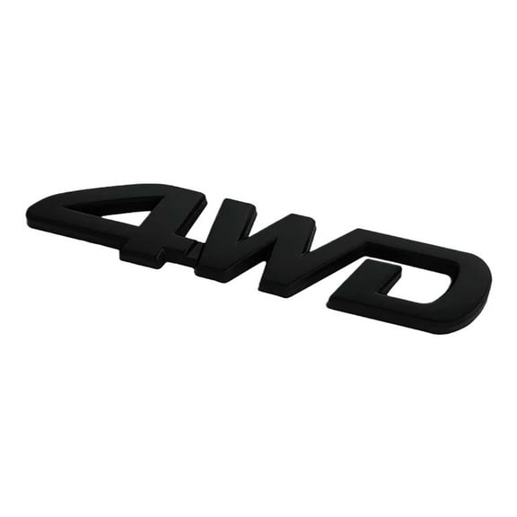 3D Metal 4WD Sticker Badge Car Side Rear Trunk Decal For Car 4WD Emblem Label Sticker Accessories