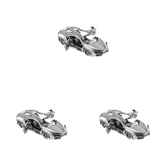 3D Metal Assembled Models DIY Puzzles Sports Car Models Desktop Decoration