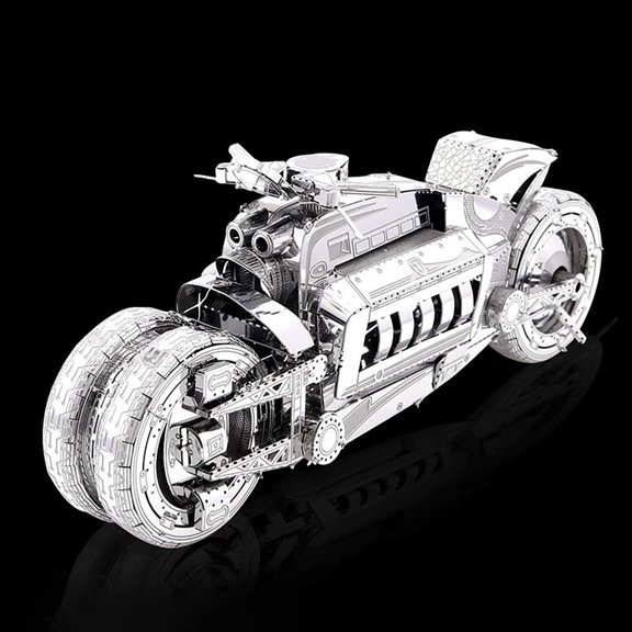 3D Metal Assembly Model DIY Puzzle Motorcycle Model Desktop Decoration One Size