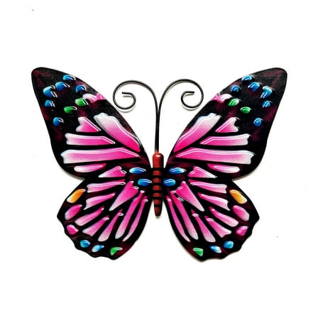 3D Metal Butterfly Wall Art,Wall Decor Sculpture Hanging Indoor Outdoor for Living Room,Bedroom,Door Decoration