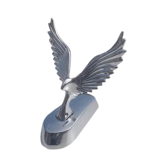 3D Metal Car Eagle Emblem Ornament for Engine Hood with Easy Installation and No Paint Damage