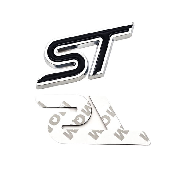 3D Metal Car Rear Trunk Front Grill Logo ST Line Emblem ST Sticker ST Line Badge Accessorie