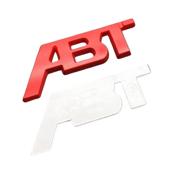 3D Metal Car Sticker Logo ABT Emblem Rear Trunk Badge