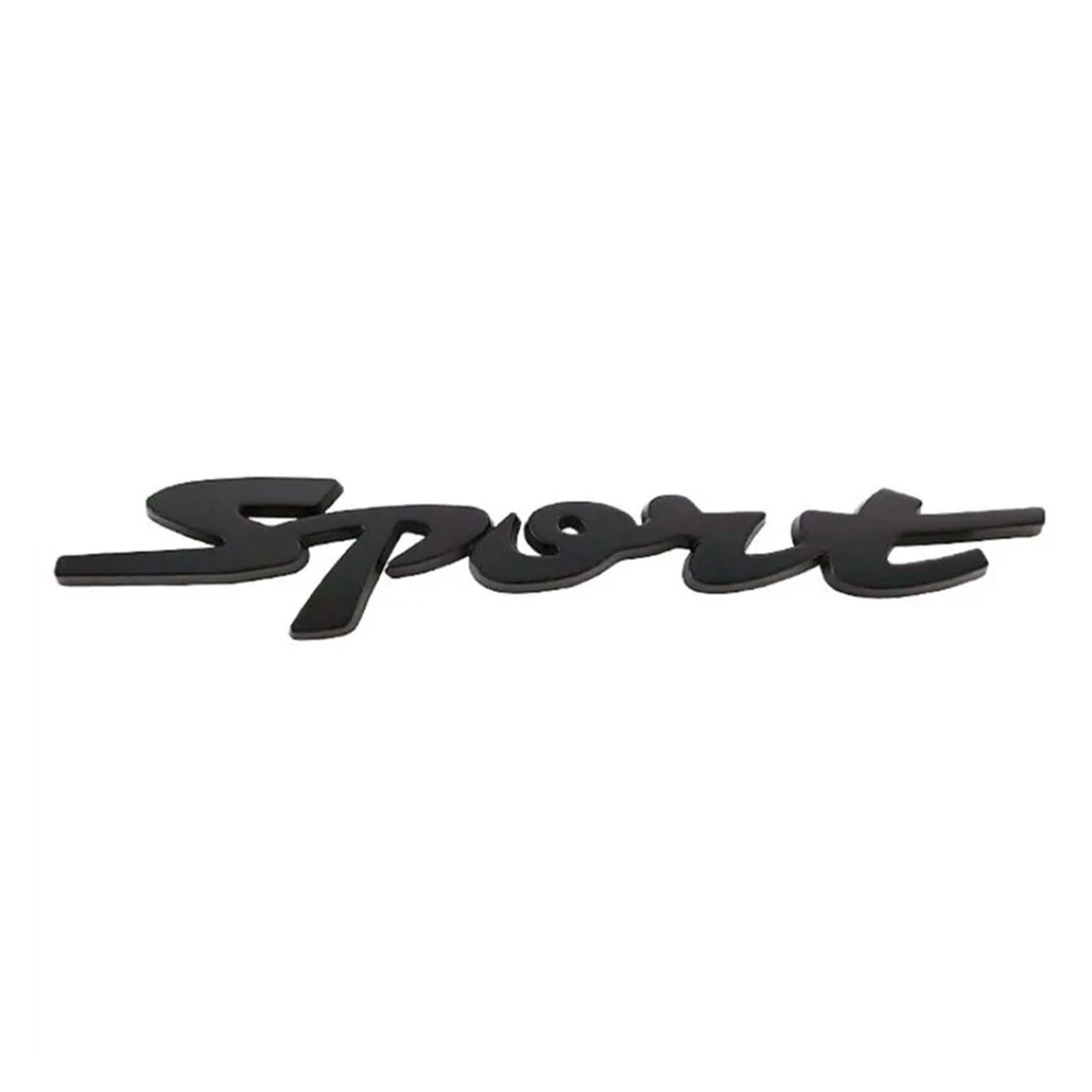 3D Metal Chrome Black Red Sport Logo Letters Car Emblem Badge Decal Fit ...