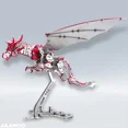 thumbnail image 1 of 3D Metal Mechanical Steel Flying Dragon Assembly Art Model Kit,RED, 1 of 1
