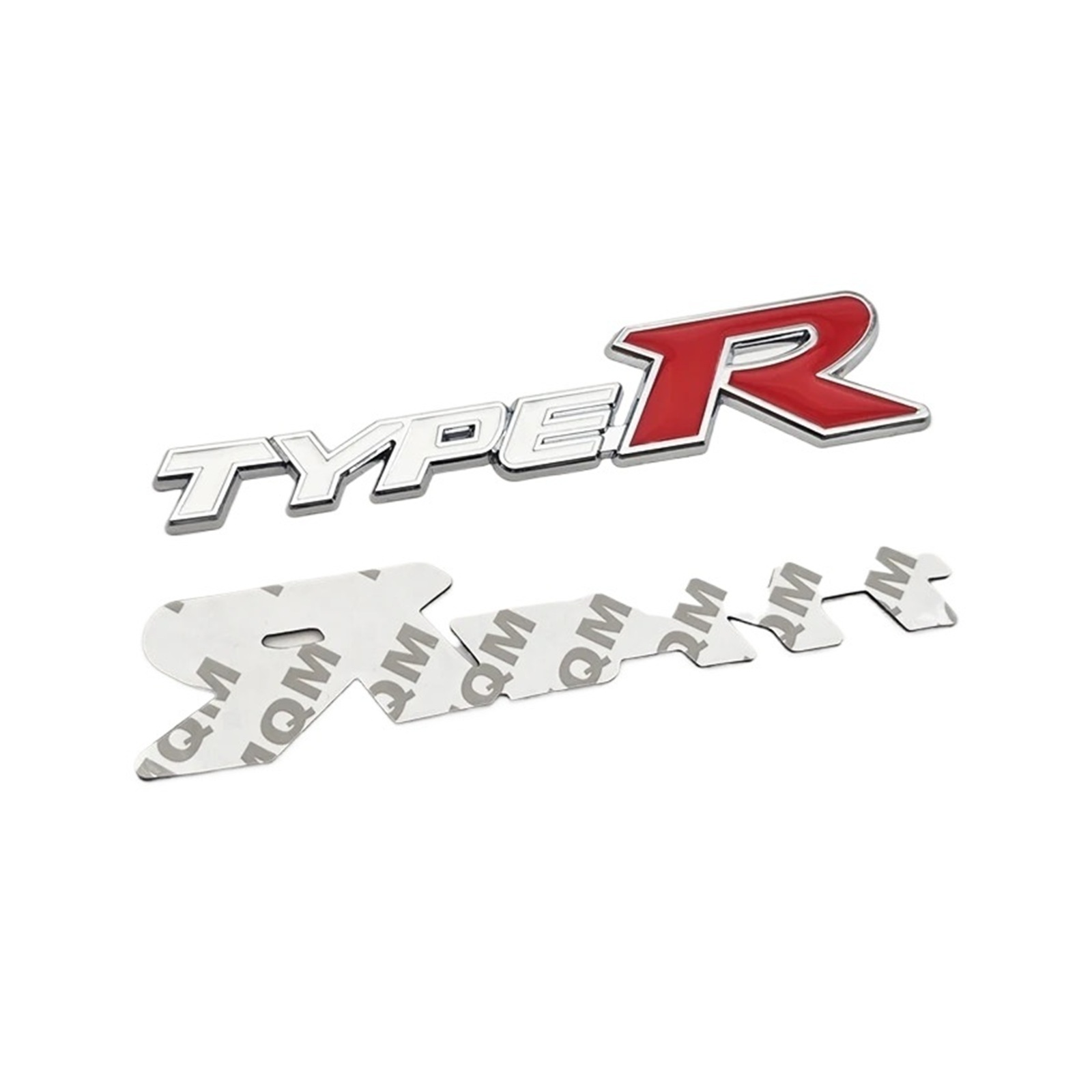 Type R Metal Logo 3D Metal Nameplate Car Rear Trunk TypeR Badge Front Grill Logo Type R ...