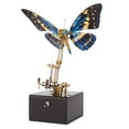 thumbnail image 1 of 3D Metal Puzzle Butterfly Music Box - 300 Pieces Steampunk Mechanical Insect Model Kit for Adults & Teens, 1 of 8