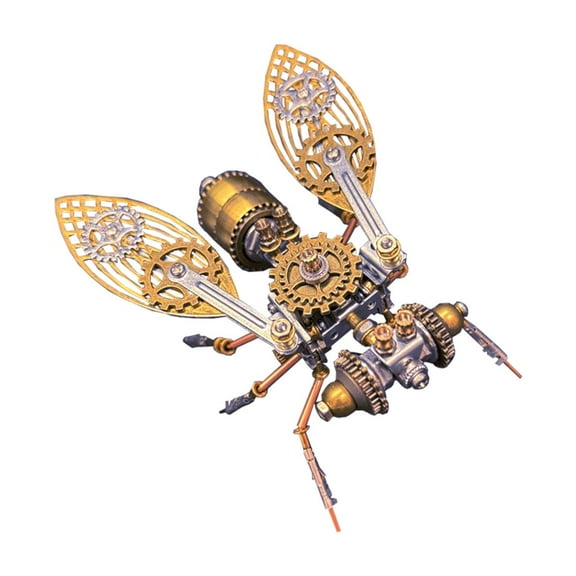 3D Metal Puzzle Fly C Insects Model Kit, 165PCS Steampunk DIY Assembly Mechanical Building Kit Collectible Home Decor for Birthday Christmas Adults & Teens