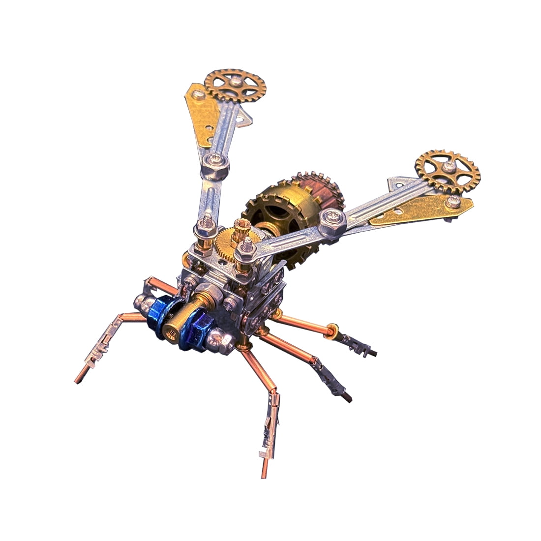 3D Metal Puzzle Flying Insects Model Kit, 138PCS Steampunk DIY Assembly Mechanical Building Kit Collectible Home Decor for Birthday Christmas Adults & Teens