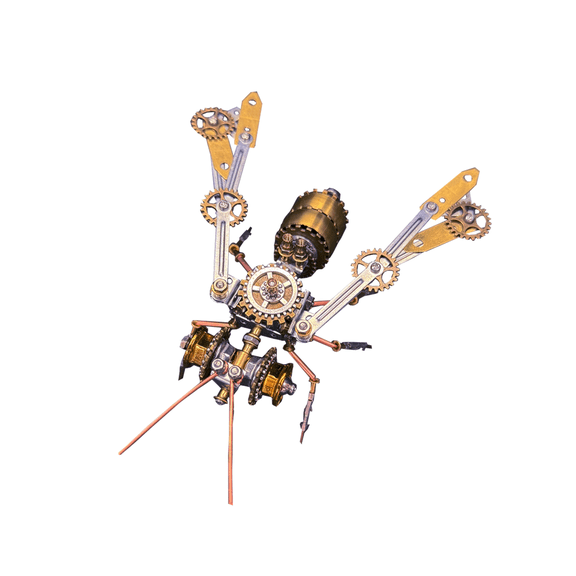 3D Metal Puzzle Insect Model Kit, 181PCS DIY Assembly Steampunk Mechanical Bumblebee Model, Creative Desk Decorations for Adults