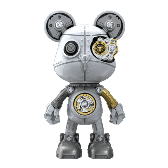 3D Metal Puzzle Model Kit, 136PCS DIY Assembly Mechanical Violence Bear Model, Astro Collection Trendy Desktop Display, Cool Home Office Decor Gift - Limited Edition