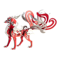 thumbnail image 1 of 3D Metal Puzzle Mythical Beasts Model Kit, 85PCS 3D Assembly Mechanical Nine-Tailed Fox Building Kit, Unique Desk Creative Art Decorations Gift for Adults, 1 of 5