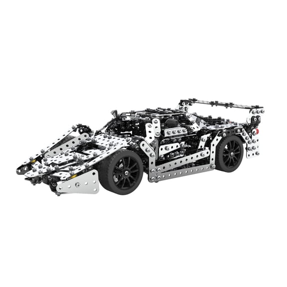 3D Metal Puzzle Racing Car Model Kit 1130PCS, DIY Metal Building Kit, Difficult 3D Puzzle, Desktop Ornament, Birthday Gift for Men Dad