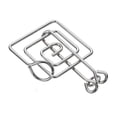 thumbnail image 1 of 3D Metal Puzzle Solving,Metal Brain Teaser Puzzles for Adults, Reverse Thinking Physics Mind Games,Brain Teaser IQ Test Disentanglement Iron Link Unlock Interlock Game, 1 of 9