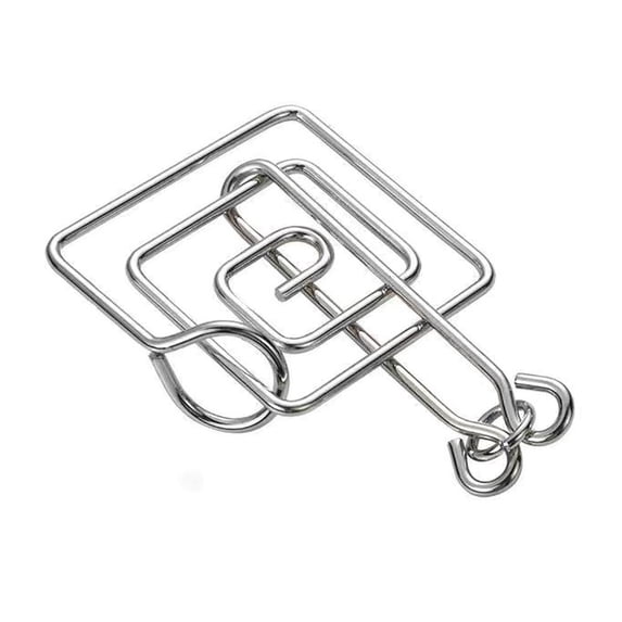 3D Metal Puzzle Solving,Metal Brain Teaser Puzzles for Adults, Reverse Thinking Physics Mind Games,Brain Teaser IQ Test Disentanglement Iron Link Unlock Interlock Game