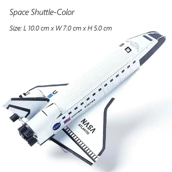 3D Metal Puzzle UFO Model, DIY Handmade Spacecraft Assembly Kit for Space Enthusiasts, Collectible Decor & Leisure Project