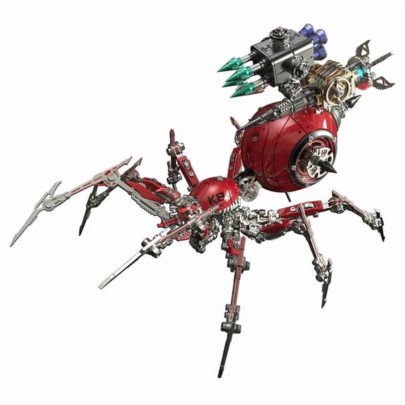 3D Metal Puzzle War Spider King Spider With 771 PCS, Steampunk Mechanical Model Kit With DIY Assembly, Home Display Desk Decor For Adult Collectors And Creative Gifts